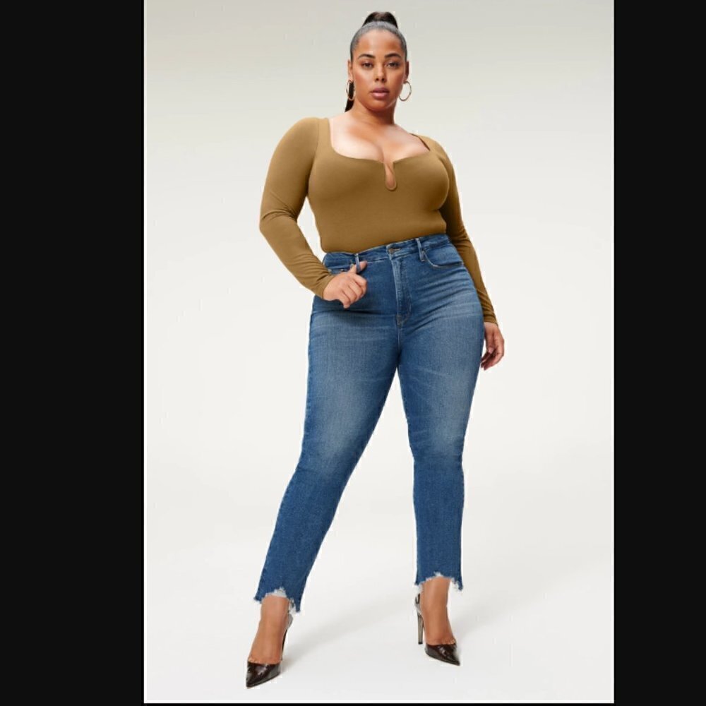 Good American Cigarette Jeans